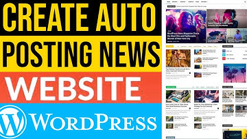How to Create FULLY Automatic news auto posting & Auto Spinner website with WordPress in Hindi Urdu