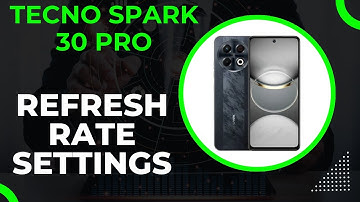 Tecno Spark 30 pro Refresh Rate Settings || Set refresh rate || Refresh rate option settings #new