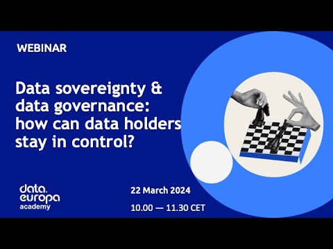 'Data sovereignty & data governance: how can data holders stay in ...