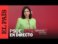 DIRECTO | Rueda de prensa del Esther Peña (PSOE) | EL PAÍS