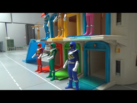 Power Rangers Dino Charge <strong>6</strong> Rangers dispatch <strong>center</strong> toys 파워레인저 다이노포스 6명 레인저 본부출동 장난감