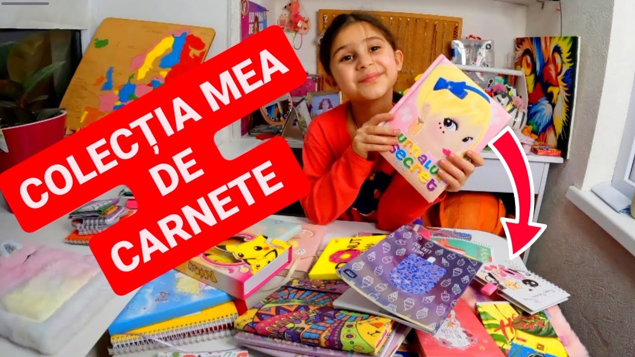 🤐Ce SECRETE ascund?📒COLECȚIA MEA DE JURNALE, CARNETE SI AGENDE. Ciao Patrcia VLOG COPII