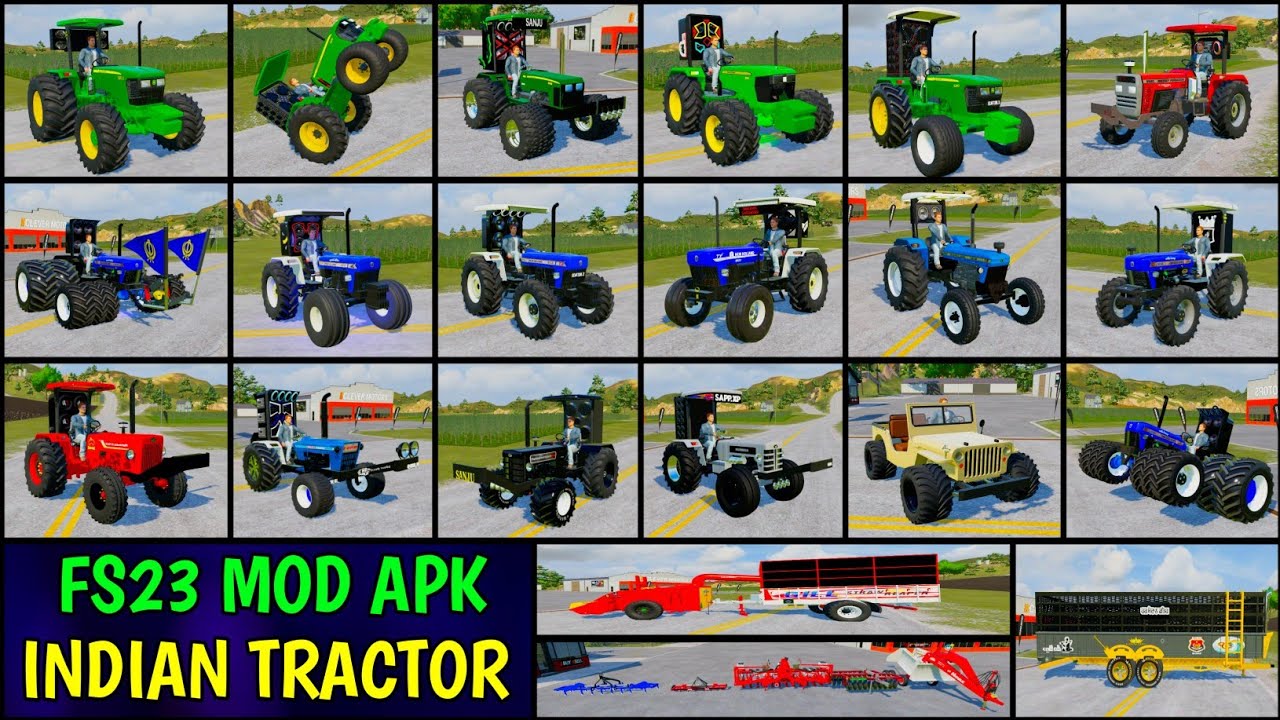 Fs23 Indian Tractor Mod Download fs23 New Mod apk Farming