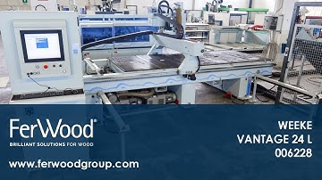 Nesting Surface Work Station in action - WEEKE VANTAGE 24 L - Ferwoodgroup - 006228