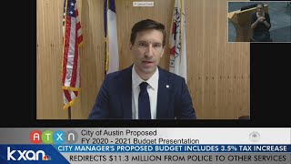 Austin city manager presents his proposed city budget