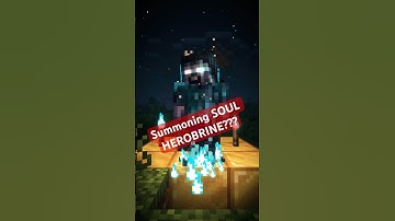 POV you didn’t think you’d ACTUALLY summon HEROBRINE… 😱 #minecraftmemes