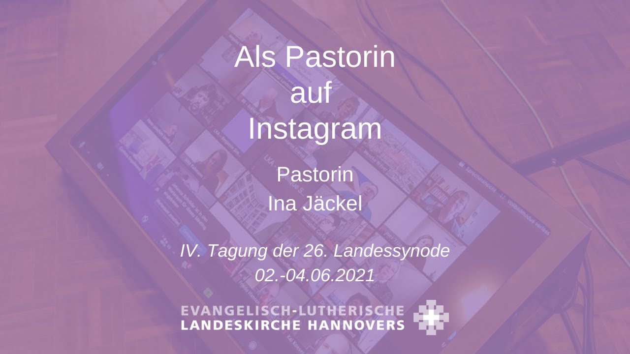 Ina Jäckel erklärt die Vorteile, als Pastorin auf Instagram unterwegs ...