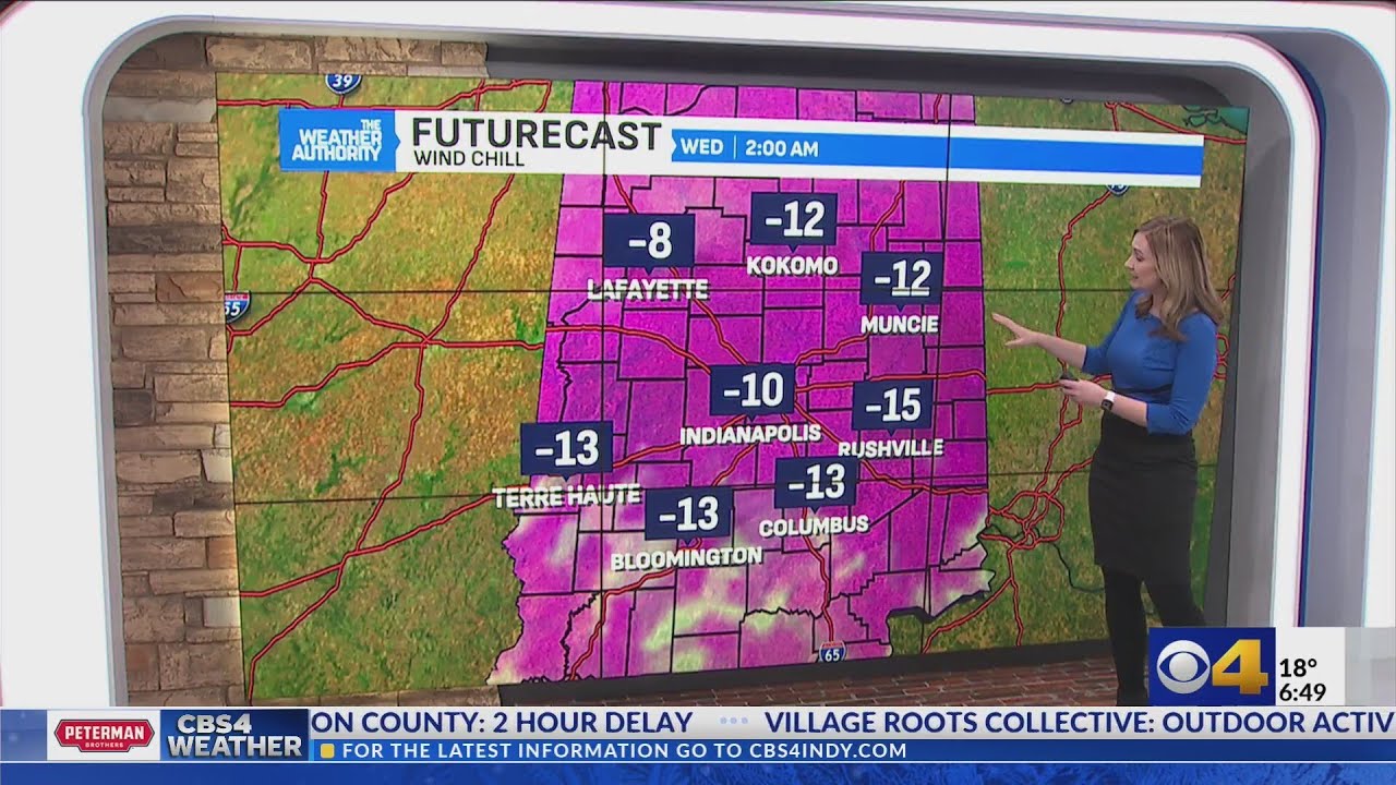 Tracking bitter cold temperatures with more snow - YouTube