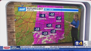 Tracking bitter cold temperatures with more snow