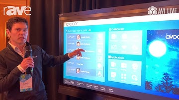 AVI LIVE: Avocor Demos Avocor Windows Collaboration Display with UC Workspace QuickLaunch Software