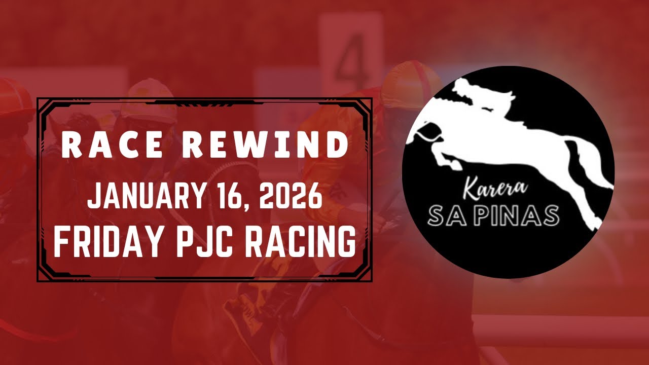 PJC RACE REWIND | JANUARY 16, 2026 | FRIDAY PJC RACING | Karera Sa Pinasv