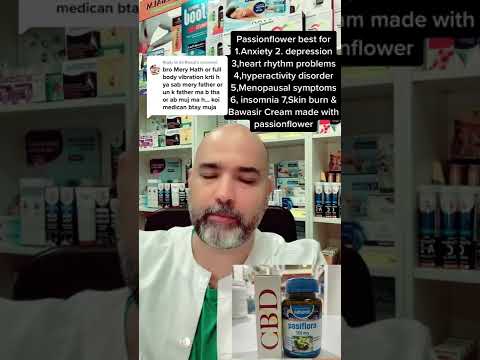 Passionflower, Insomnia depression and anxiety Urdu and Hindi || Spanish Pk