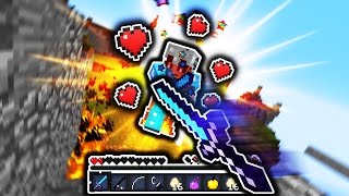 INSANE UNDERGEARED COMBO! (Minecraft Skywars 1v1v1v1) screenshot 2
