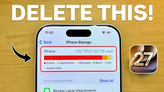 iOS 27: iPhone Storage Full Fix Other Storage & Free Up Space!