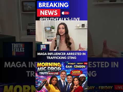 MAGA Influencer Arrested in Human Trafficking Sting #shorts