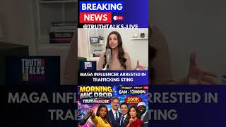 MAGA Influencer Arrested in Human Trafficking Sting #shorts