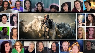 Rhino Chase Scene Jumanji Welcome To The Jungle 2017 Reaction Mashup