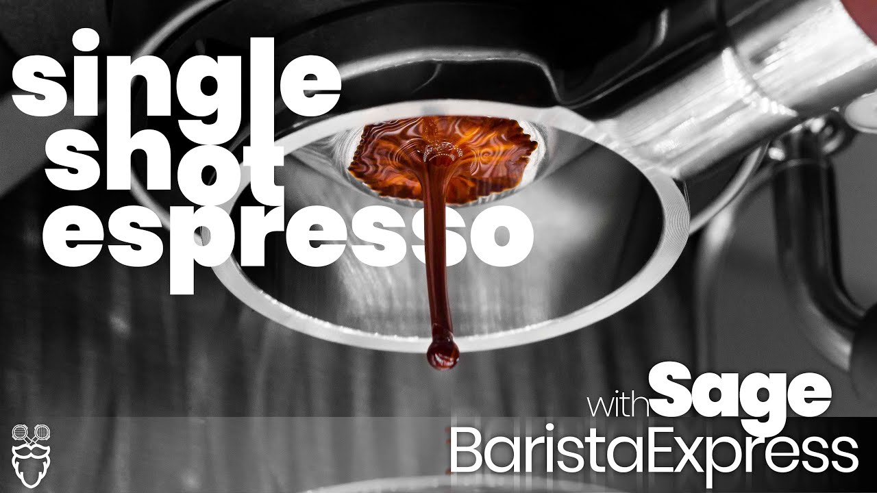 Single Shot Espresso | Bottomless Portafilter | Sage Barista Express