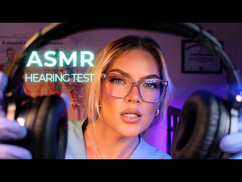 ASMR Eyes Closed Hearing Test You Can FEEL | Up Close Binaural Ear to Ear Whispers