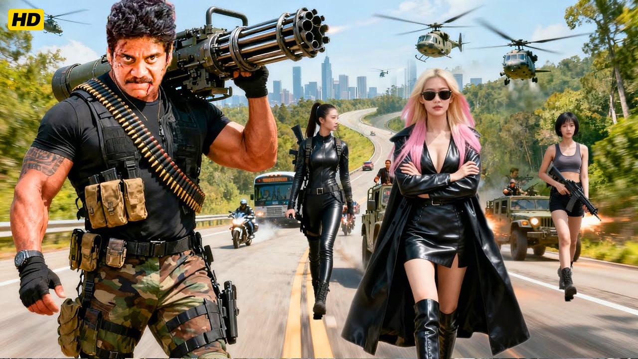 नागार्जुन की अब तक की सबसे खतरनाक एक्शन हिंदी मूवी | Rakshitha, Prakash Raj | New South Action Film