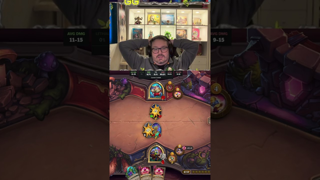 Drak thar amazing 1 HP recovery | Hearthstone Battlegrounds