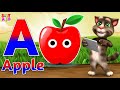 Phonics Song 2 with TWO Words in 3D - A For Apple🍎🍏- ABC Alphabet Songs with Sounds for Children's