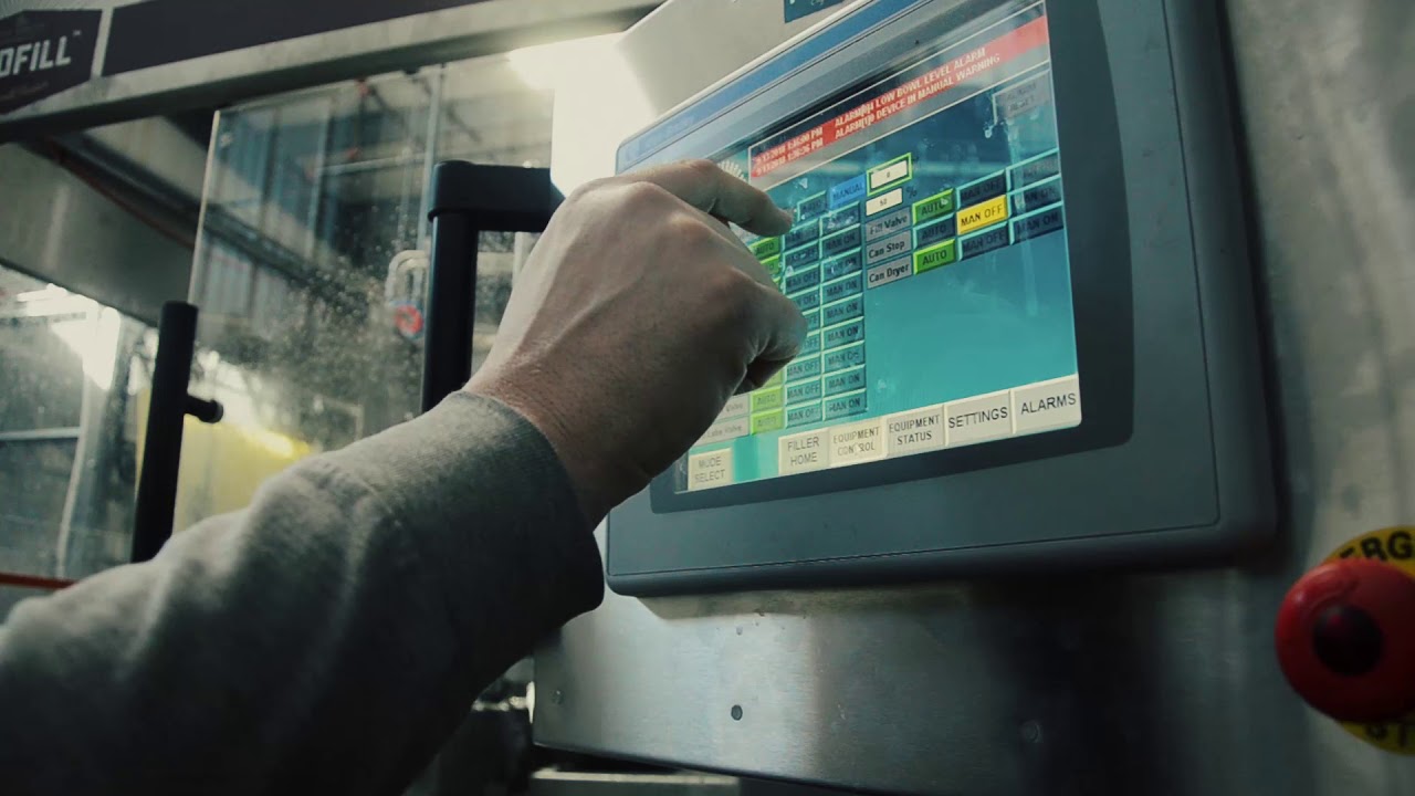 Central Waters Brewing Co. canning beer on ProFill 90S Can Line