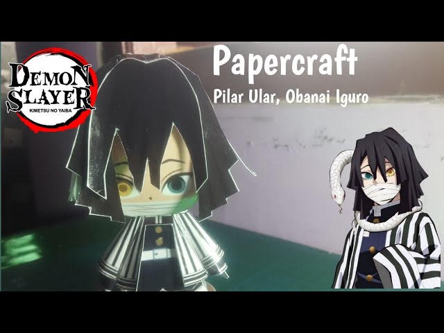 obanai iguro papercraft  Anime printables, Anime paper, Anime crafts