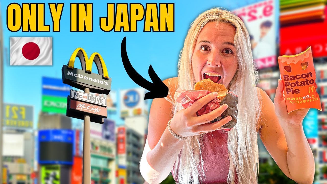 Japan McDonald's - Trying the Samurai Burger