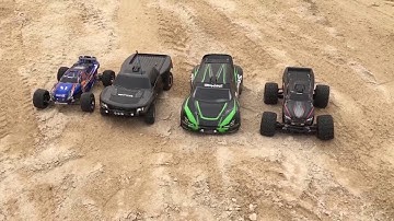 Traxxas RC Car Rustler VXL Brushless 2wd 70+ mph Rally 60+ mph Jumping Bashing Fail Off Road Crash