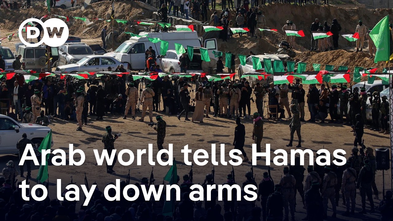 Arab states back call for Hamas to disarm | DW News