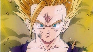Gohan Goes Super Saiyan 2 for the first time ( Japanese version )