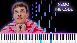 Nemo - The Code (Piano Tutorial) Eurovision 2024