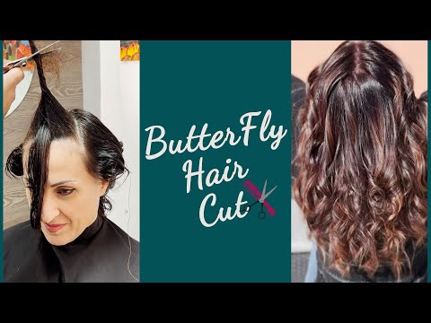 ButterFly Haircut By (Hair Tutorial) #MarkGlam HAIR CUT & HAIR STYLE #viral #viralvideo #italy
