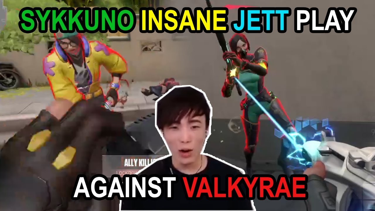 SYKKUNO 360 KILL ON CORPSE & RAE | SYKKUNO INSANE JETT PLAY AGAINST VALKYRAE | OTV VALORANT