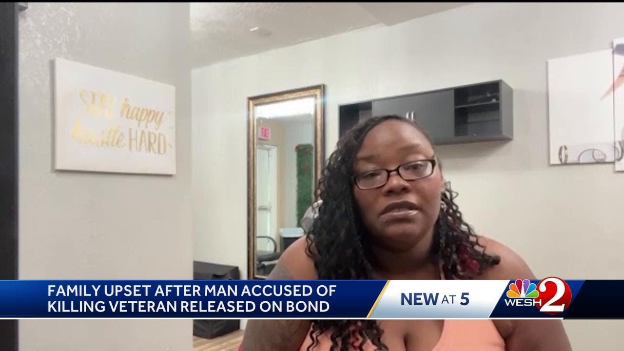 Family upset after suspect accused of killing veteran released on bond ...