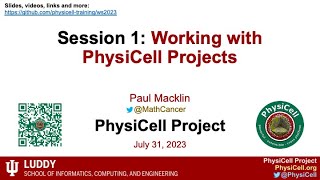 PhysiCell Workshop 2023 Session 1: Working with PhysiCell Projects