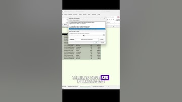 Como aplicar cores alternadas de linha no Excel #SHORTS