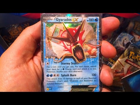 Opening Shiny Gyarados EX TIN - YouTube