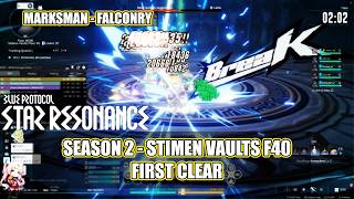 BPSR SEA Season 2 - Stimen Vaults F40 First Clear (Falconry POV)