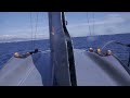 Louis Vuitton 37th America's Cup Race 9 Starboard Entry Stern Camera - INEOS Britannia