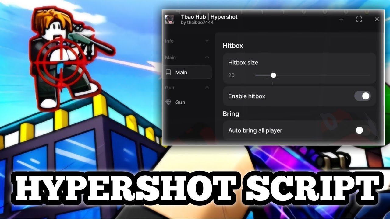 [🔥OP] Hypershot Script | Tbao Hub | HITBOX SIZE | NO KEY | PASTEBIN ...