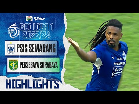 Highlights - PSIS Semarang VS Persebaya Surabaya | BRI Liga 1 2023/24