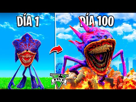 SOBREVIVÍ 100 DÍAS como SHIN SONIC.EXE en GTA 5 !! (Sonic Movie mod)