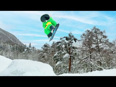 新作 ガチャピンがスノーボードで大ジャンプに挑戦 ガチャピンチャレンジ 