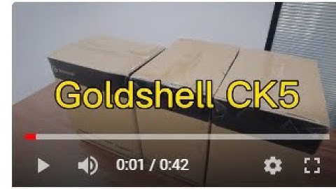 New Goldshell CK5 unboxing