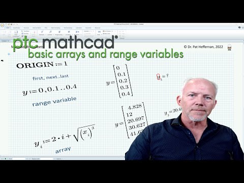 Video: Hoe maak je een array in Mathcad?