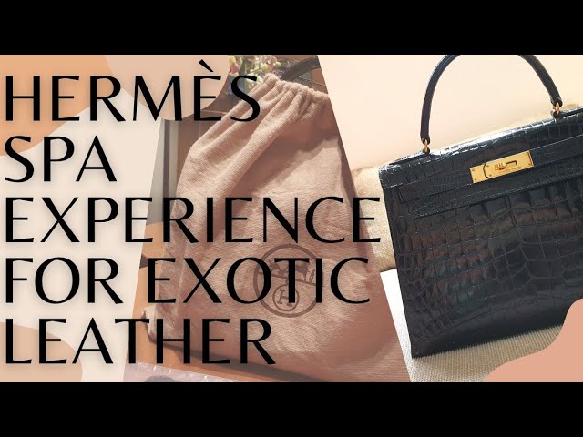 HERMÈS BIRKIN in EXOTIC OSTRICH Leather 