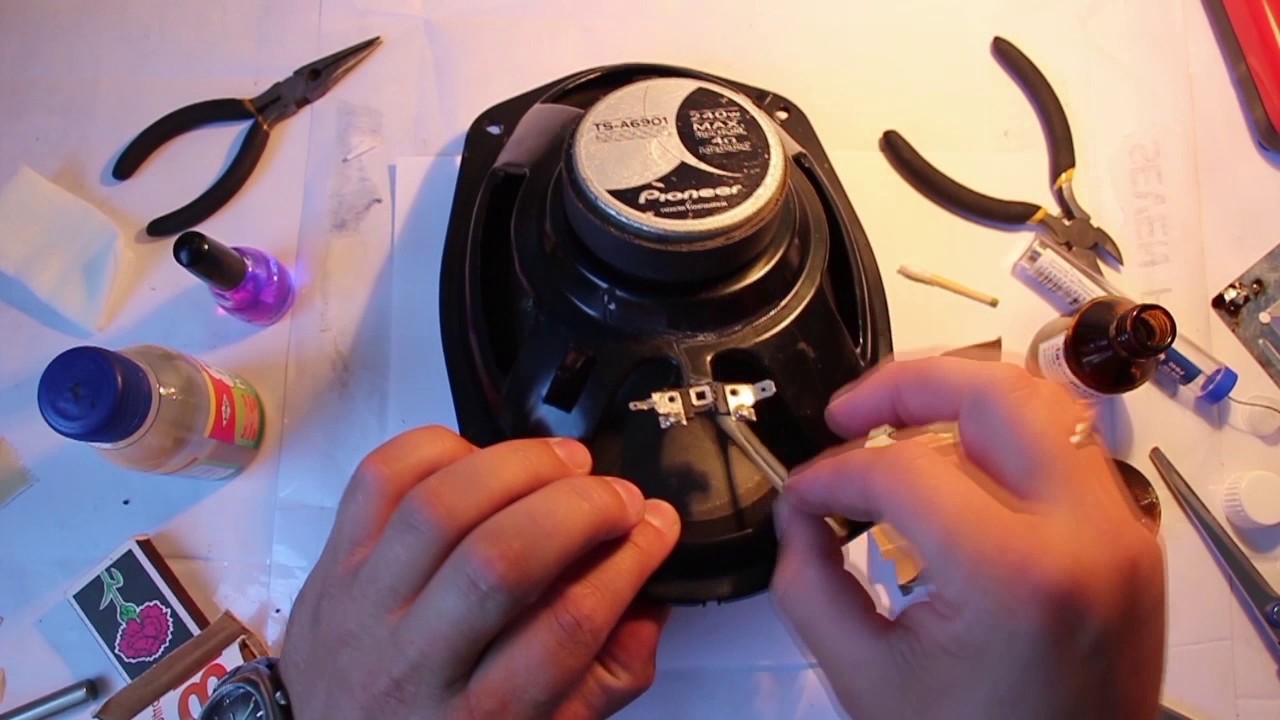 Как отремонтировать автомобильную колонку - YouTube