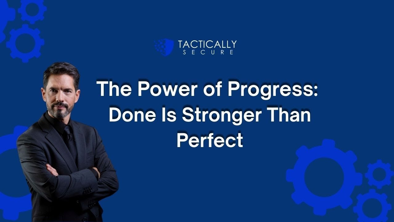 The Power of Progress: Done Is Stronger Than Perfect - YouTube